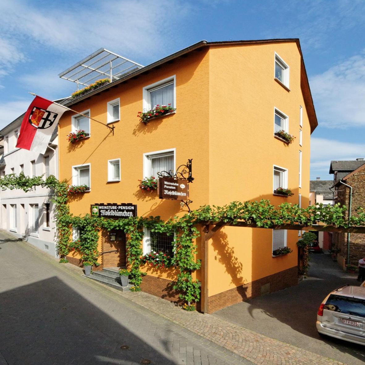 Weinstube Pension Moselbluemchen Zeltingen-Rachtig Exteriör bild