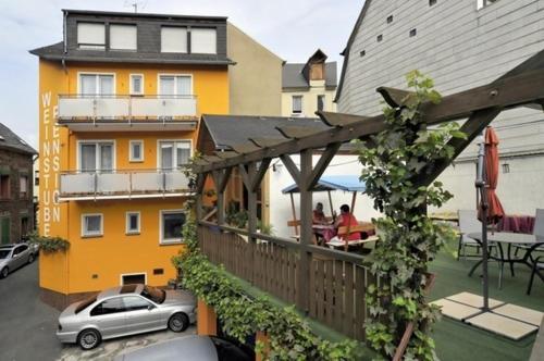 Weinstube Pension Moselbluemchen Zeltingen-Rachtig Exteriör bild